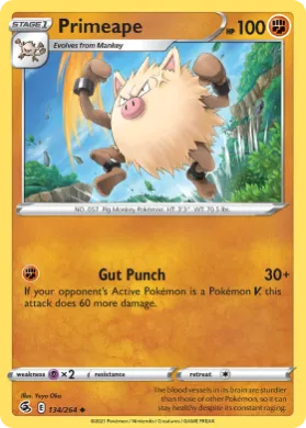 Primeape (FST 134) Fusion Strike