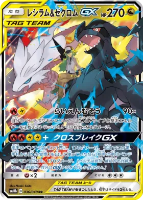 レシラム&ゼクロムGX (Reshiram Zekrom GX) (SM11b 036) Dream League
