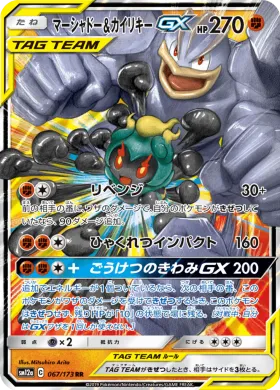 マーシャドー&カイリキーGX (Marshadow Machamp GX) (SM12a 067) Tag Team GX All Stars
