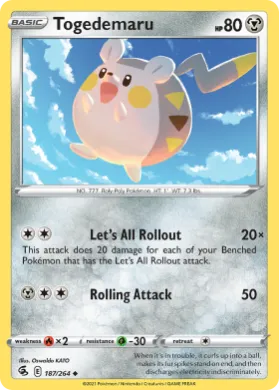 Togedemaru (FST 187) Fusion Strike