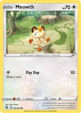 Meowth (FST 199) Fusion Strike