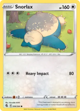 Snorlax (FST 206) Fusion Strike