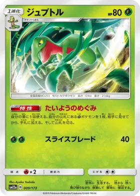 ジュプトル (Grovyle) (SM12a 009) Tag Team GX All Stars