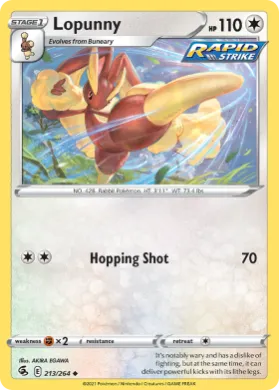 Lopunny (FST 213) Fusion Strike