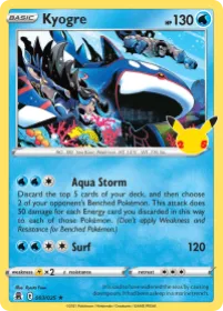 Kyogre (CEL 3) Celebrations