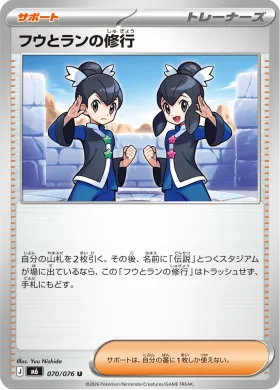 フウとランの修行 (Tate & Liza's Training) (M6 070) Storm Emeralda