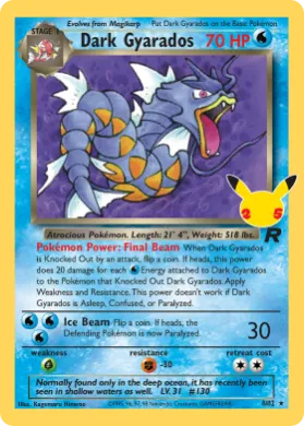 Dark Gyarados (CEL 8) Celebrations