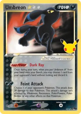 Umbreon ★ (CEL 17) Celebrations