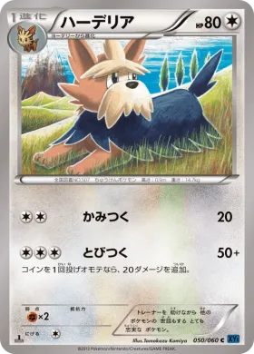 ハーデリア (Herdier) (XY1x 050) Collection X