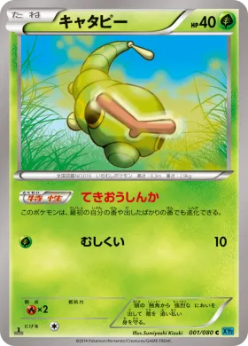 キャタピー (Caterpie) (XY2 001) Wild Blaze
