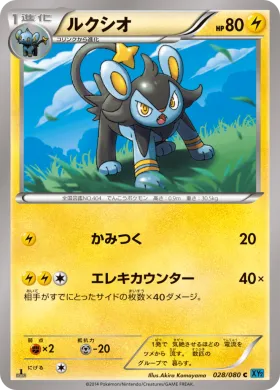 ルクシオ (Luxio) (XY2 028) Wild Blaze