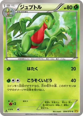 ジュプトル (Grovyle) (XY5g 004) Gaia Volcano