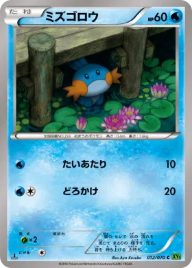 ミズゴロウ (Mudkip) (XY5t 012) Tidal Storm