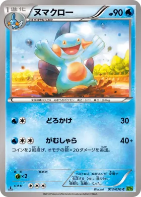 ヌマクロー (Marshtomp) (XY5t 013) Tidal Storm