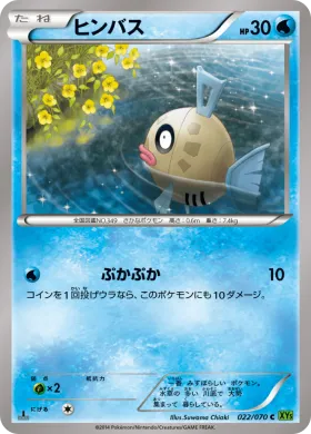 ヒンバス (Feebas) (XY5t 022) Tidal Storm