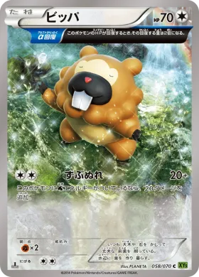 ビッパ (Bidoof) (XY5t 058) Tidal Storm