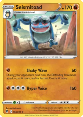 Seismitoad (EVS 90) Evolving Skies