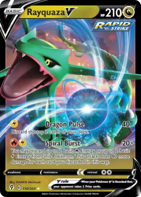 Rayquaza V (EVS 110) Evolving Skies