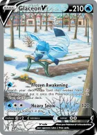 Glaceon V (EVS 175) Evolving Skies