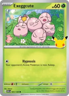 Exeggcute (30C 001) 30th Celebration