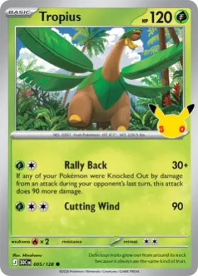 Tropius (30C 005) 30th Celebration