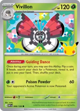 Vivillon (30C 008) 30th Celebration