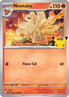Ninetales (30C 010) 30th Celebration