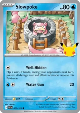 Slowpoke (30C 016) 30th Celebration
