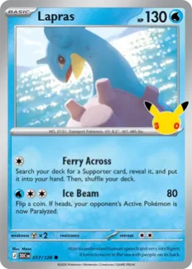 Lapras (30C 017) 30th Celebration