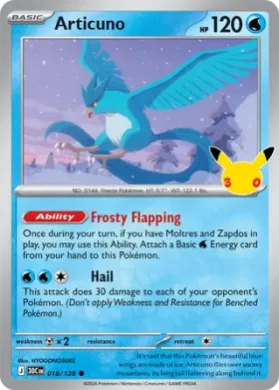 Articuno (30C 018) 30th Celebration