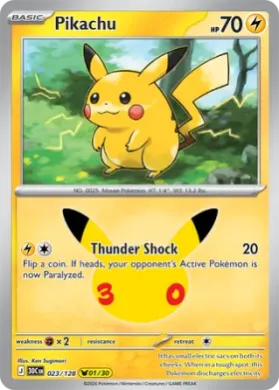 Pikachu (30C 023) 30th Celebration