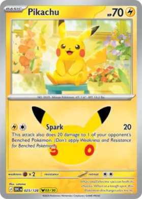 Pikachu (30C 025) 30th Celebration