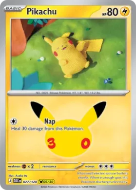 Pikachu (30C 027) 30th Celebration