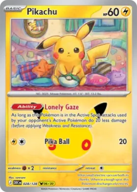 Pikachu (30C 028) 30th Celebration