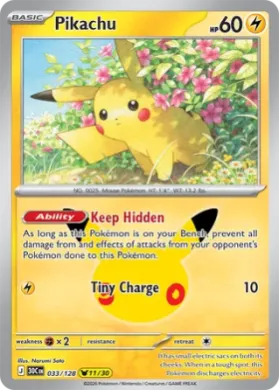 Pikachu (30C 033) 30th Celebration