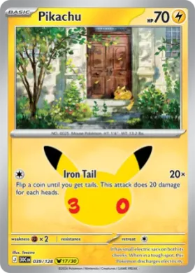 Pikachu (30C 039) 30th Celebration