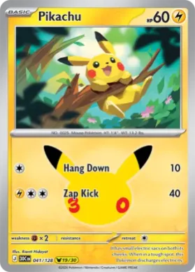 Pikachu (30C 041) 30th Celebration