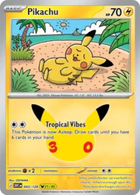 Pikachu (30C 043) 30th Celebration
