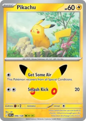 Pikachu (30C 046) 30th Celebration