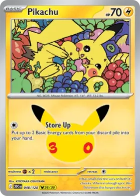 Pikachu (30C 048) 30th Celebration