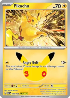 Pikachu (30C 052) 30th Celebration