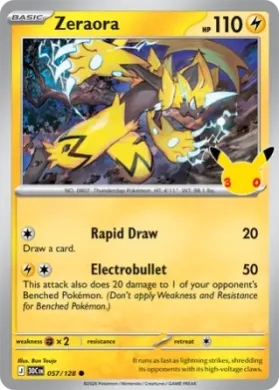 Zeraora (30C 057) 30th Celebration