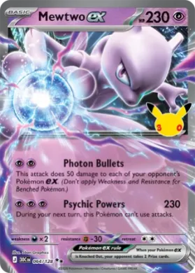 Mewtwo ex (30C 064) 30th Celebration