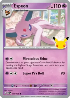 Espeon (30C 069) 30th Celebration