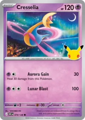 Cresselia (30C 074) 30th Celebration