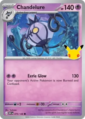 Chandelure (30C 075) 30th Celebration