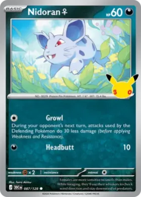 Nidoran [F] (30C 087) 30th Celebration