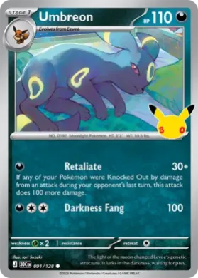 Umbreon (30C 091) 30th Celebration