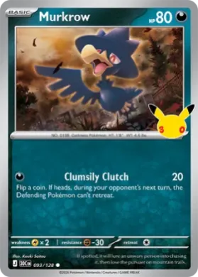Murkrow (30C 093) 30th Celebration