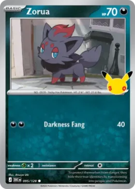 Zorua (30C 095) 30th Celebration